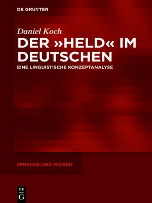 cover image of Der »Held« im Deutschen